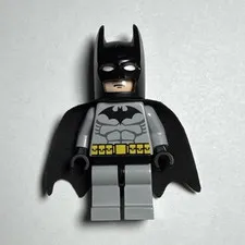 LEGO Batman Minifigure Bat001 Vintage 2006 Light Bluish Gray Suit