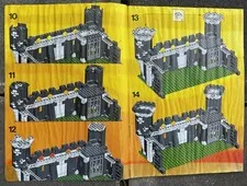 (L-2) LEGO® 6085 Black Monarch's Castle Instructions Not Punched B-Stock