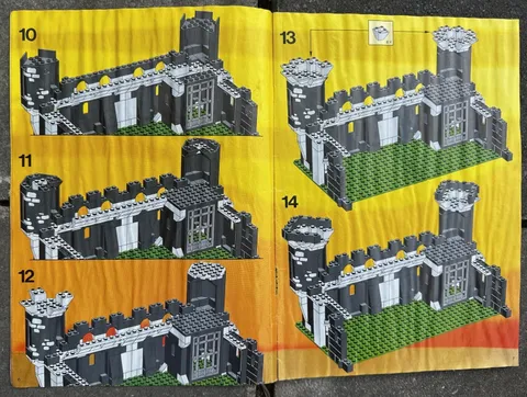 (L-2) LEGO® 6085 Black Monarch's Castle Instructions Not Punched B-Stock