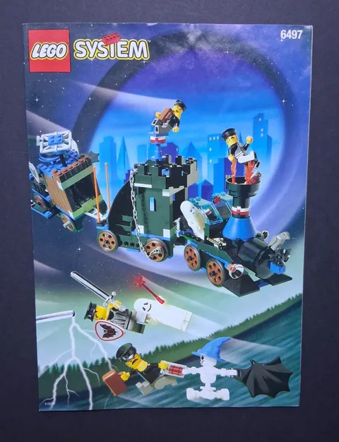 Vintage Lego Instruction Manual 6497 Time Twisters Train