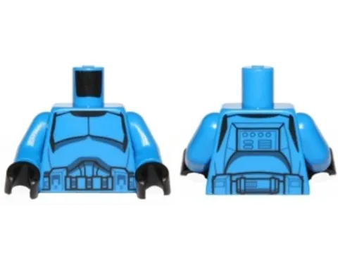 LEGO® Part 973pb1845c01 - Torso SW Armor clone trooper (Senate Commando)