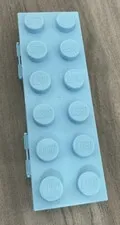 LEGO Pencil Case Brick Box Mini Figure Storage Plastic Holder ~ LIGHT BLUE