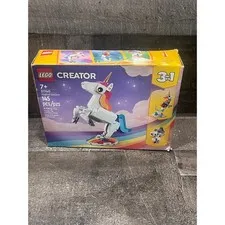 LEGO Creator 31140 Magical Unicorn 3-in-1 Seahorse Peacock 145pc