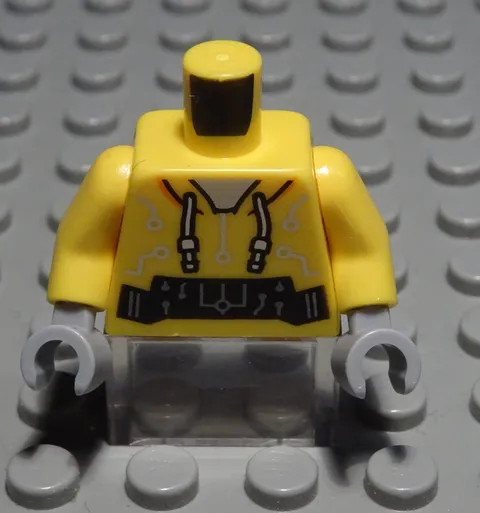 Lego Figure Accessories Top Torso Yellow With Decor