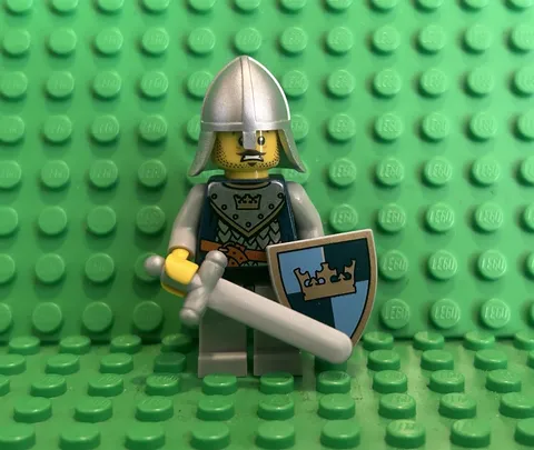 LEGO Castle Crown Knight Foot Soldier With Shield And Sword