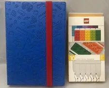 LEGO Stationary Organizer with Removable Green Base Plate  + LEGO Markers - Set