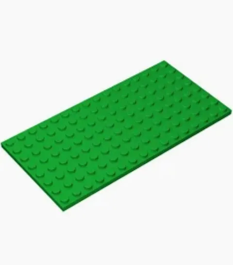 LEGO 8x16 Plate Green 2 pieces - part 92438