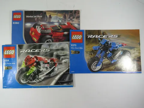 Lego Instruction Manual Guide Books Racer LEGO Lot Assorted Sets 3 A6328