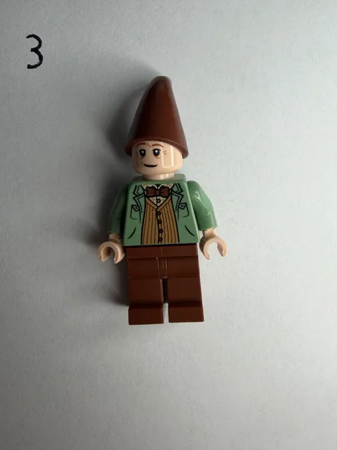 New Lego Reddish Brown Hat, Gnome, Dwarf, Harry Potter