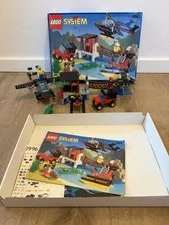 LEGO 6563 Adventure Set - Boat, Plane, SUV, Station, 1996