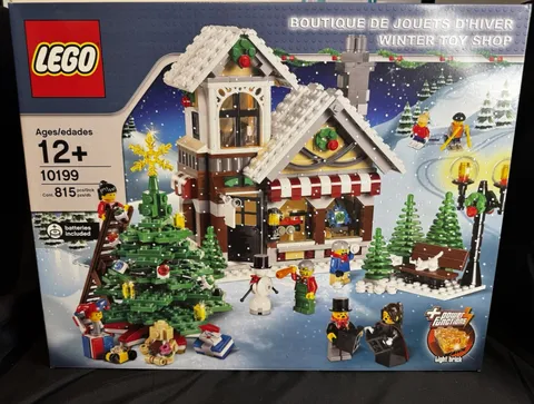 LEGO Winter Toy Shop Set 10199 - Winter Village 815 pcs Light Brick 12+