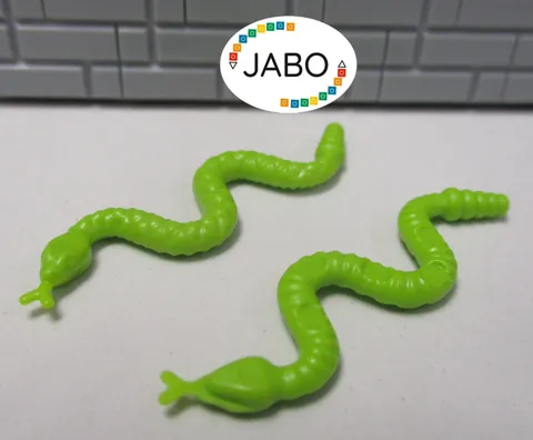 (E14/9/3) Lego Animal 2x 30115 Snake Lime