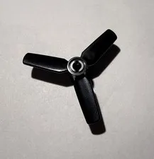 LEGO Parts: 3 Bladed Propeller, 11/16" Blades, Black, #92842