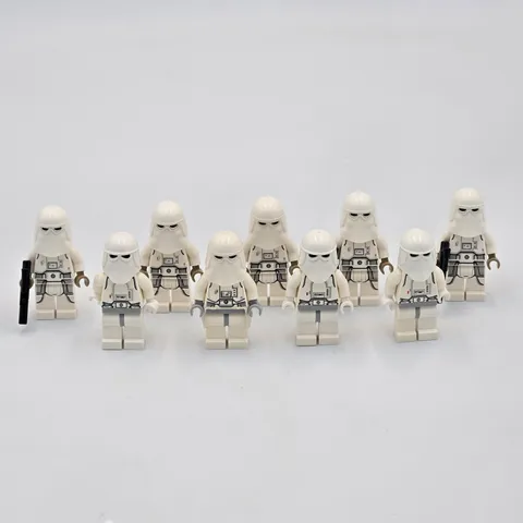 LEGO Star Wars Snowtrooper Minifigure Lot 9 figures 