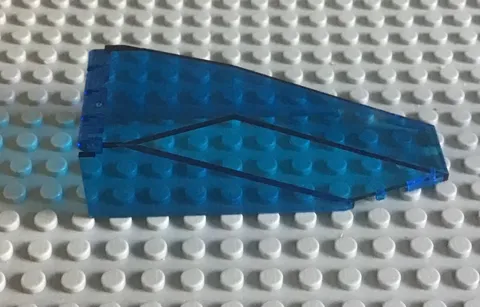 Lego 2507 Trans Dark Blue Windscreen 10 x 4 x 2 1/3 Canopy