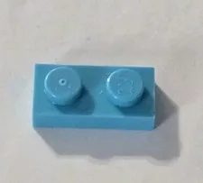 LEGO Parts - Medium Azure Plate 1 x 2 - No 3023