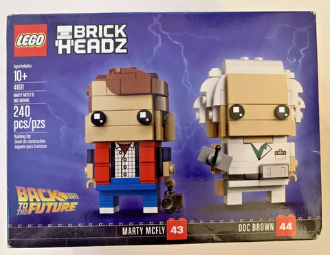 LEGO BrickHeadz Back to the Future Marty McFly & Doc Brown (41611)