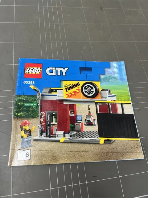 VINTAGE TOY LEGO MANUAL INSTRUCTIONS BOOKLET ART CITY 60258