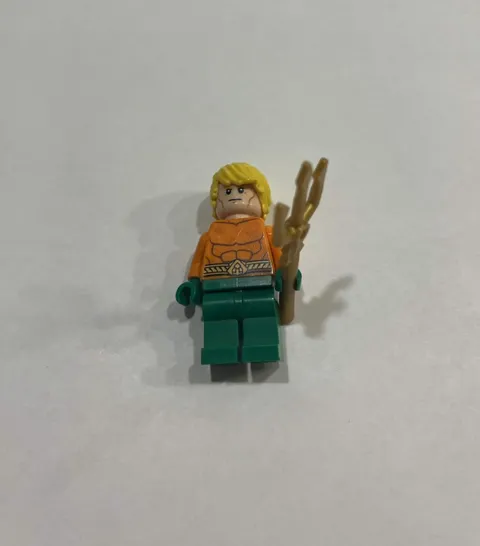 Lego Aquaman Minifigure With Yellow Hair