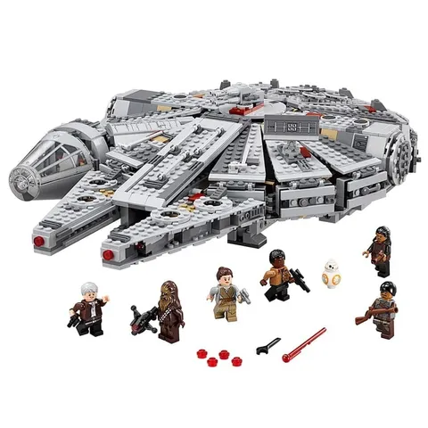 LEGO Star Wars Millennium Falcon 75105 Force Awakens 2 Minifigs (Used)
