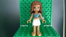LEGO Friends Andrea Mini-doll frnd0383 White Skirt Dark Blue Top minifigure