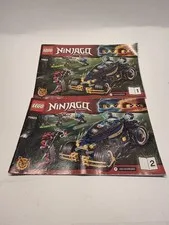 Lego Set 70625 NINJAGO Masters of Spinjitzu Instruction Manuals ONLY #1 & #2