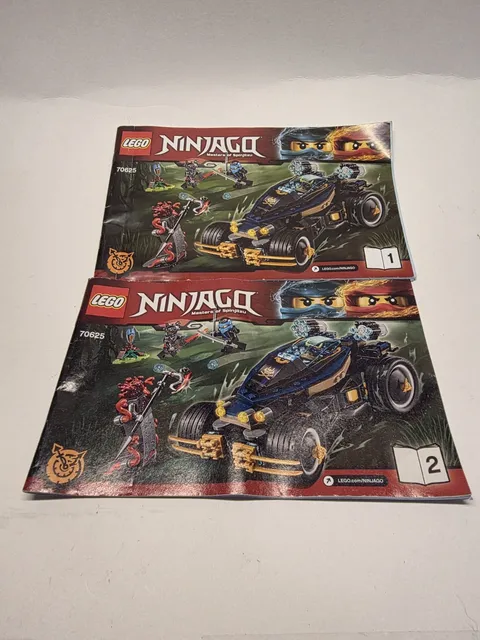 Lego Set 70625 NINJAGO Masters of Spinjitzu Instruction Manuals ONLY #1 & #2