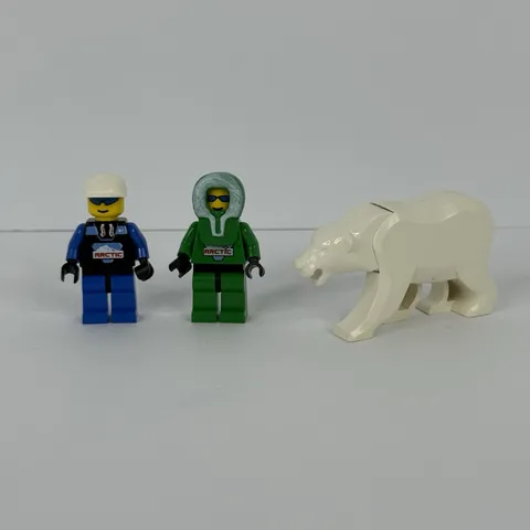 Lego Arctic Minifigure Lot Of 3 ARC004 ARC008 Polar Bear