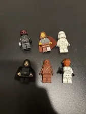LEGO Star Wars Mini Figure Lot, Moff Gideon, Barris Offee, Chewbacca, Jedi Bob