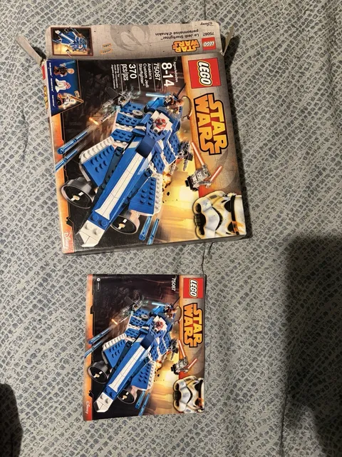 LEGO Star Wars: Anakin's Custom Jedi Starfighter (75087) Box And Instructions