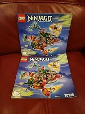 LEGO Ninjago Masters of Spinjitzu 70735 Book 1 2 Instruction Guide MANUAL ONLY