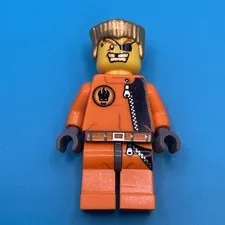 Lego Agents  Gold Tooth Minifigure 8967 8630