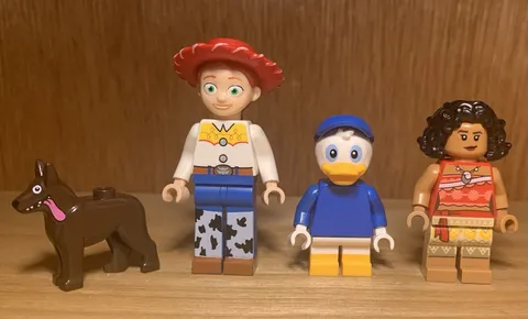 Lego Disney Pixar Minifigure Lot Jessie Toy Story Dewey Moana Dante The Dog