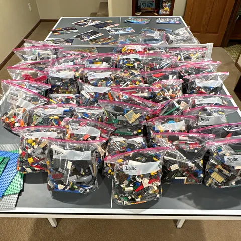 LEGO Bulk Mixed Lot Bricks Parts Minifigure Parts Manuals in Bags