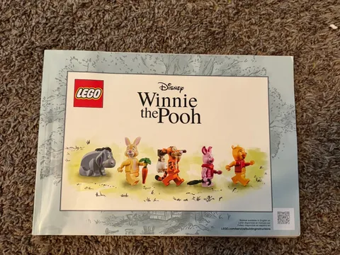 LEGO Ideas (21326) Winnie the Pooh Set Instructions/Manual Booklet