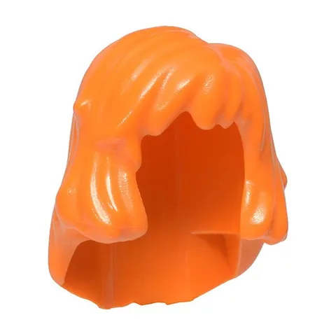 LEGO Orange Minifigure, Hair Female Mid-Length inv.628