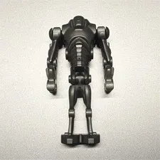LEGO Black Droid Robot Minifigure Figure Plastic Collectible Building Toy