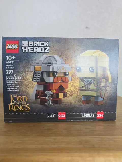 LEGO Brickheadz 40751 Legolas & Gimli RETIRED
