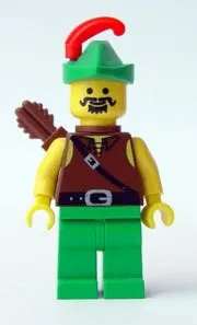 LEGO® Minifigure Castle cas285 Dark Forest Forestman 1 w/Quiver