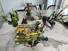 LEGO NINJAGO Epic Dragon Battle 9450 Rise of the Snakes Complete No Box