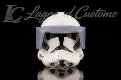 LEGO Star Wars Clone Trooper visor 3D ABS like resin printed