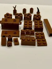 LEGO Brown Pieces Parts Elements Vehicle Lot