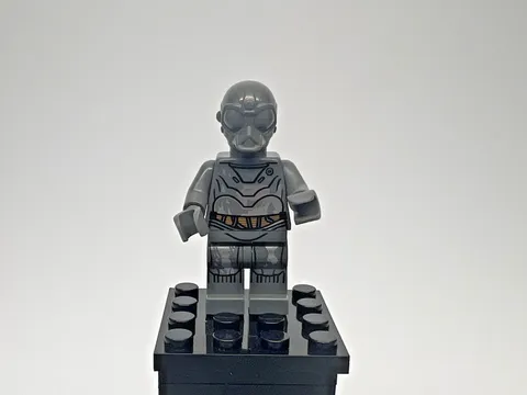 LEGO Star Wars Minifigure - RA-7 Protocol Droid Dark Bluish Gray - SW0573