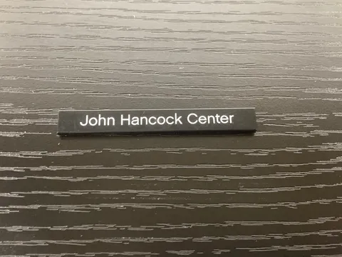LEGO Architecture - John Hancock Center 1 X 8 Printed Black Tile (21001)