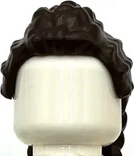 Lego New Dark Brown Minifigure Hair Female Long Braided Ponytail Part