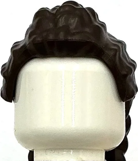 Lego New Dark Brown Minifigure Hair Female Long Braided Ponytail Part
