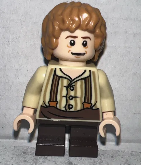 Bilbo Baggins - LEGO The Hobbit Minifigure with Suspenders lor029