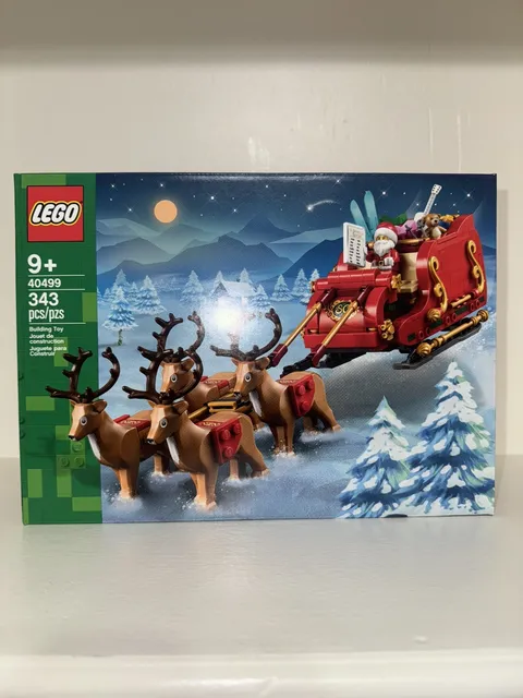 LEGO Iconic Santa's Sleigh 40499 With Reindeer Building Toy NEW SEALED