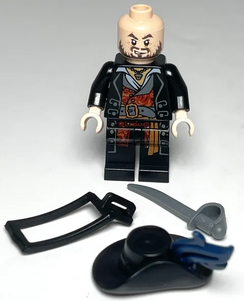 LEGO POC004 Hector Barbossa (2011, Minifigure Pirates Of The Caribbean, 4181)