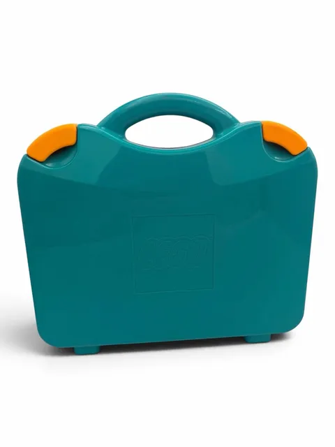 LEGO Classic Creative Suitcase Plastic Storage Box Case with Orange Latches